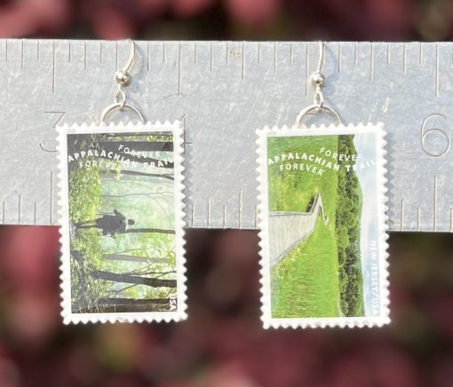 Appalachian Trail, U.S.A., 2025 Postage Stamp Earrings