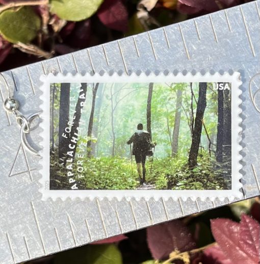 Appalachian Trail, U.S.A., 2025 Postage Stamp Earrings - Image 2